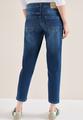 Mid Waist Slim Leg Jeans im Casual Fit 33/7/8 Hosen - Mid Blue Used Wash