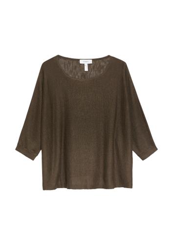 Strickpullover S - Braun