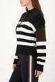 Strickpullover mit Emblem