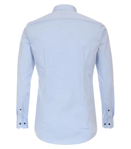 Businesshemd extra langer Arm 72cm 44 Body Fit - Blau