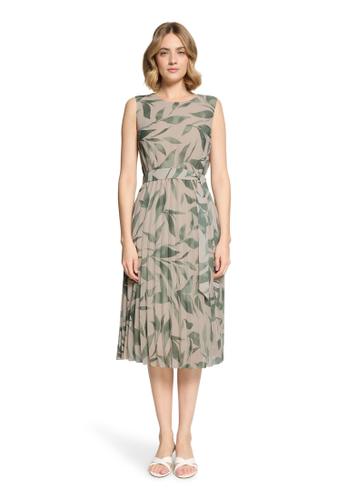 Chiffonkleid 44 Figurumspielend - Nature/Green