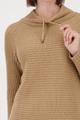Strickpullover mit Stehkragen 46 - Cognac