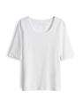 OPUS Kurzarmshirt »Daily F« im Basic-Look