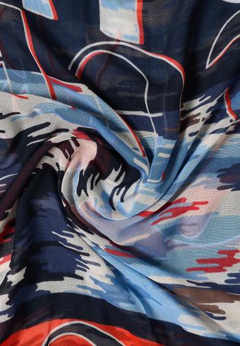 Print Loop Schal One size - Universal Blue