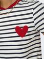 ONLHEART S/S TEE JRS NOOS S Normal geschnitten - Cloud Dancer