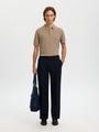 SLHBERG SS KNIT POLO NOOS