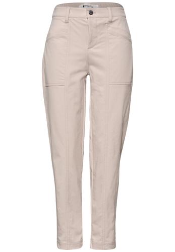 High Waist Barrel Leg Hose im Casual Fit 44/28 - Clay Sand