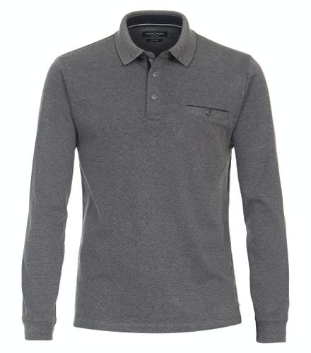 Polo-Shirt Langarm gestreift