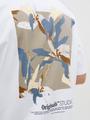 JORVARENNA PAINTED BACK TEE SS CREW NECK XXL Locker geschnitten - Bright White