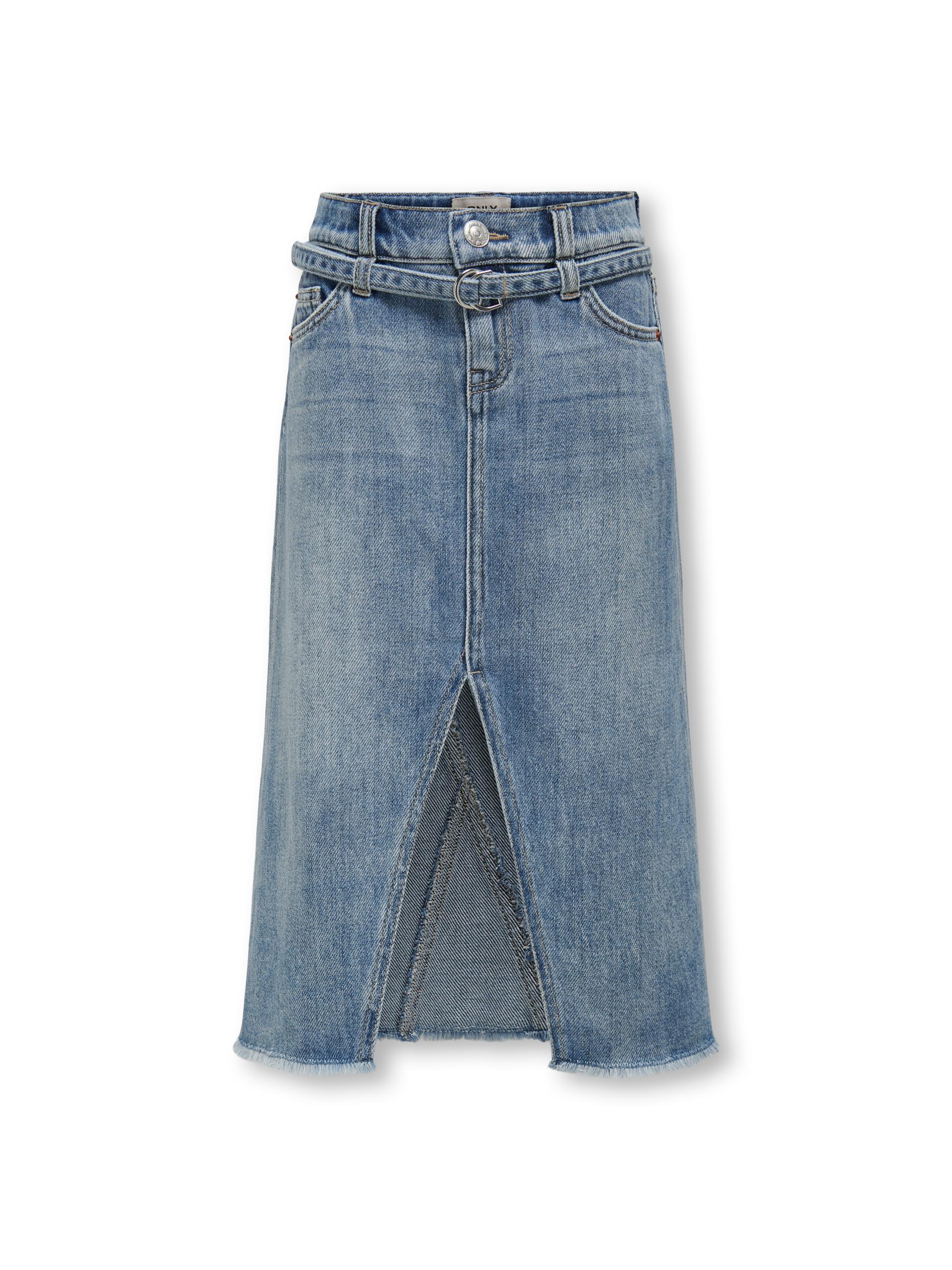 KOGCADY DNM MIDI SKIRT GUA 152 - Medium Blue Denim