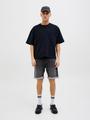JJIRICK JJICON I.K. SHORTS GE 062 SN M Normal geschnitten - Black Denim