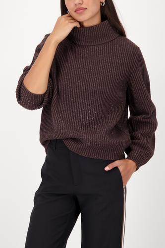 Strickpullover mit Strasssteinen