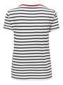 ONLHEART S/S TEE JRS NOOS S Normal geschnitten - Cloud Dancer