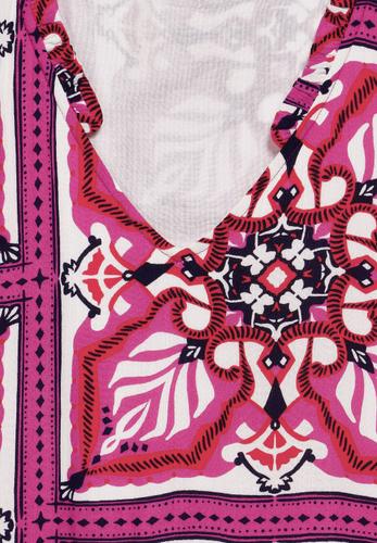 Ethno Print Kleid 36 - Magnolia Pink