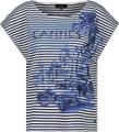 Gestreiftes T-Shirt mit Print 36 - Navy Blue Ringel