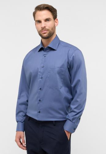 Dynamic Cotton Popeline Langarm 50/Langarm - 65cm COMFORT FIT - Denim