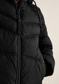 Steppjacke mit Kapuze L - Black