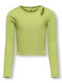 KOGNESSA LIFE L/S CUT OUT TOP BOX JRS Grün 158/164