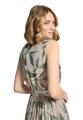 Chiffonkleid 44 Figurumspielend - Nature/Green
