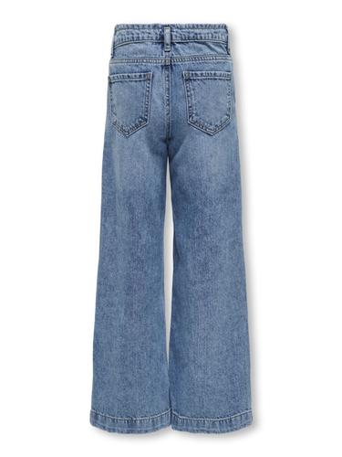 KOGCOMET WIDE LEG DNM MAT085 NOOS 146 Weiter Beinschnitt - Medium Blue Denim