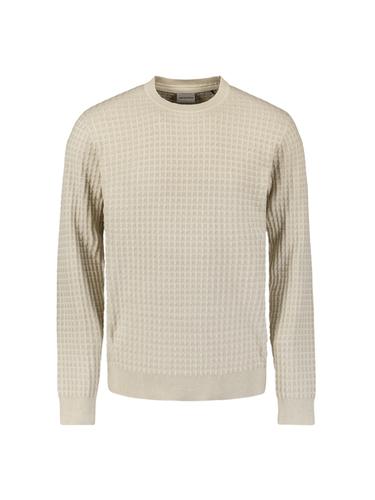 Pullover Crewneck Square Knit L Regular Fit - Kit
