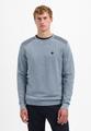 Pullover Crewneck Plated Structure Knit M Regular Fit - Dusty Blue