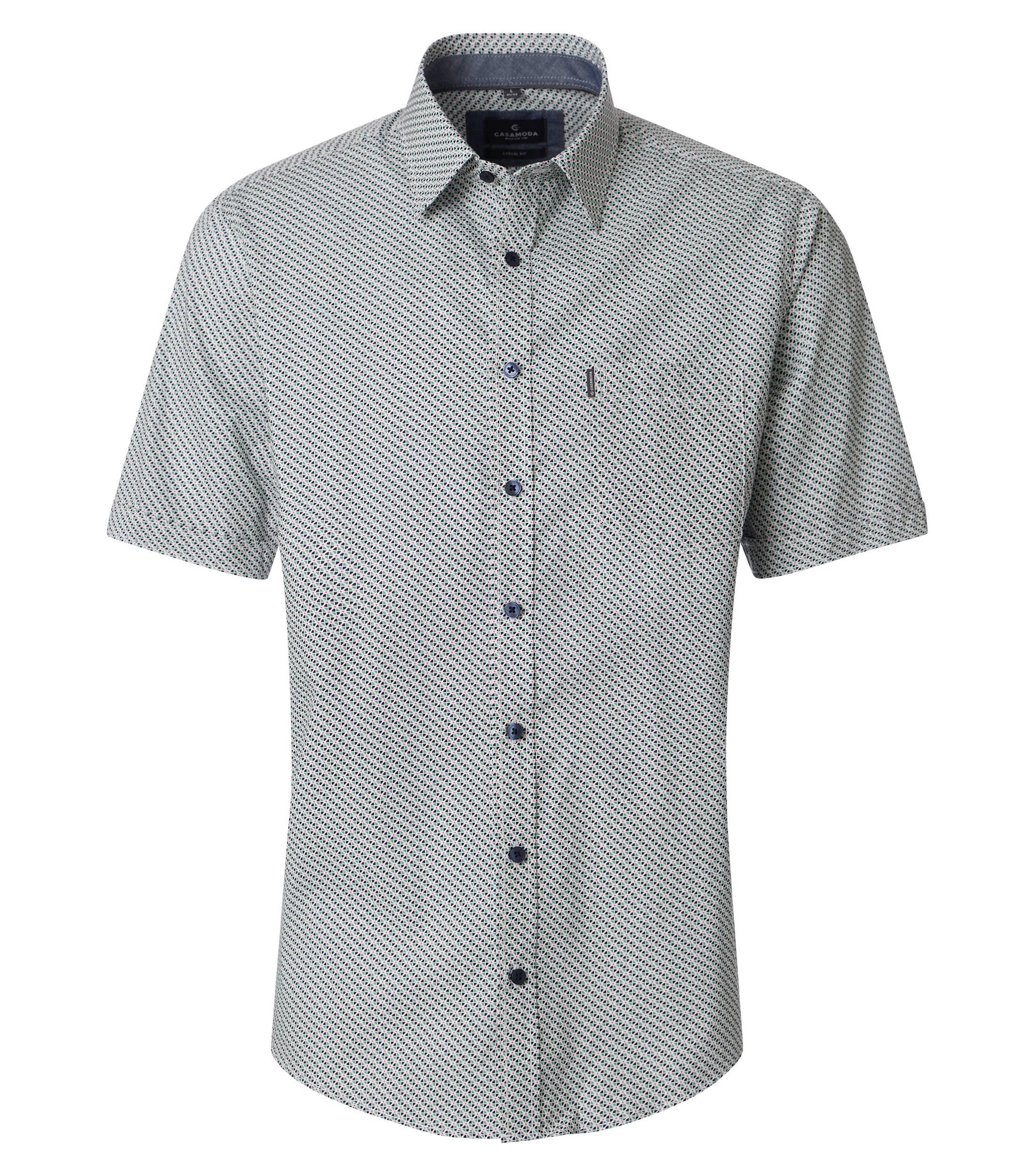 Freizeithemd Kurzarm XL Comfort Fit - Grün