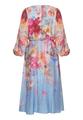 Abendkleid 38 Tailliert - Blue/Rosé