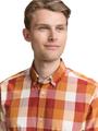 Kurzarmhemd mit Karomuster XL Regular Fit - Red Big Check