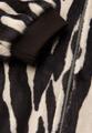 Fake Fur Zebra Blouson 42 - Deep Roast Brown