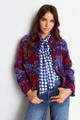 Boucl� jacket Rot S