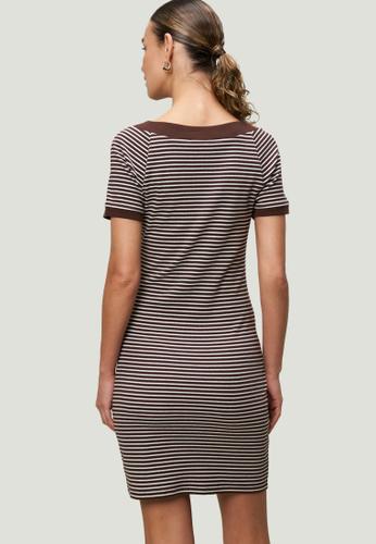 Minikleid 44 - Browncream