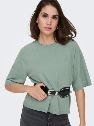 ONLLOYAL 2/4 O-NECK KNT NOOS XL Knit Fit - Chinois Green