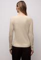Pullover mit Rippstruktur 40 - Cotton Beige Mel.