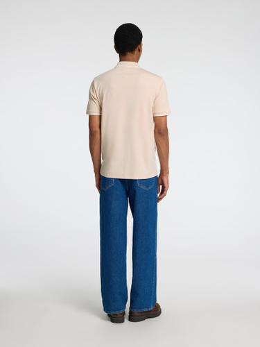 SLHFAVE SPORT ZIP SS POLO NOOS Grau XL