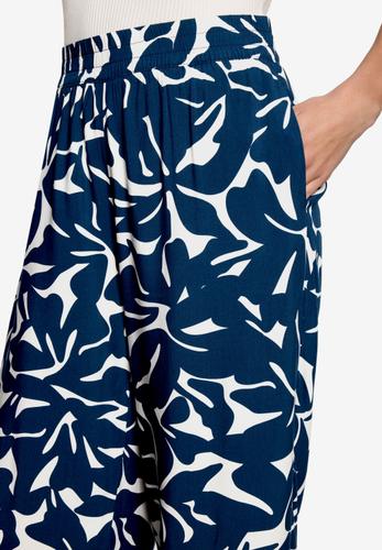 Stoffhose mit Blumenmuster
