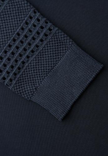 Shirt mit Lochmuster-Ärmeln