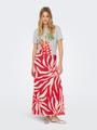 ONLCHIGO SAKURA LONG SKIRT WVN M - Barbados Cherry