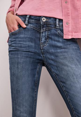 7/8 Slim Leg Jeans im Casual Fit 31/7/8 Hosen - Authentic Dark Blue Wash