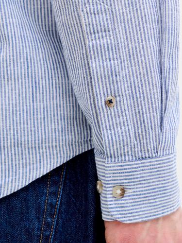 JJESUMMER LINEN BLEND SHIRT L/S SN M Normal geschnitten - Infinity