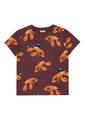 T-Shirt 116/122 Regular Fit - Rot|mehrfarbig