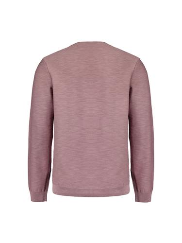 Pullover Crewneck Garment Dyed + Stone Washed XL Regular Fit - Mauve