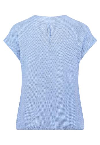 Casual-Shirt XXL Lässig - Blau/weiß
