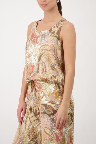 Top mit Paisleymuster 36 - Mocca Gemustert