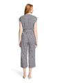Jumpsuit 38 Figurumspielend - Dunkelblau/Weiß