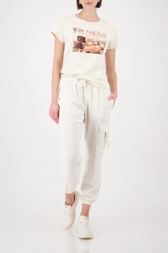 T-Shirt mit Auto-Print