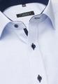 ETERNA KURZARM HEMD COMFORT FIT FANTASIEBINDUNG HELLBLAU STRUKTURIERT blau 44