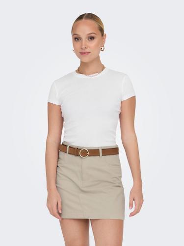 ONLELINA S/S O-NECK SHORT TOP JRS NOOS