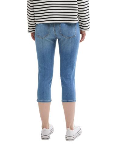 TTKATE SLIM CAPRI Jeans 31 Slim Fit - Light Stone Wash Denim