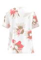 T-Shirt NOS mit Blütenprint 42 - Tangerine/affogato/ecru/cream